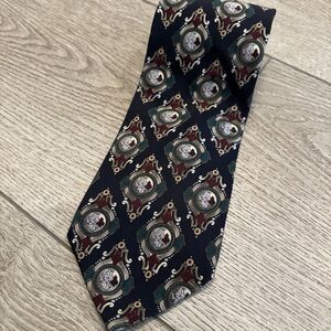Karl Lagerfeld Men's 100% Silk Tie Vintage Pattern Tie
